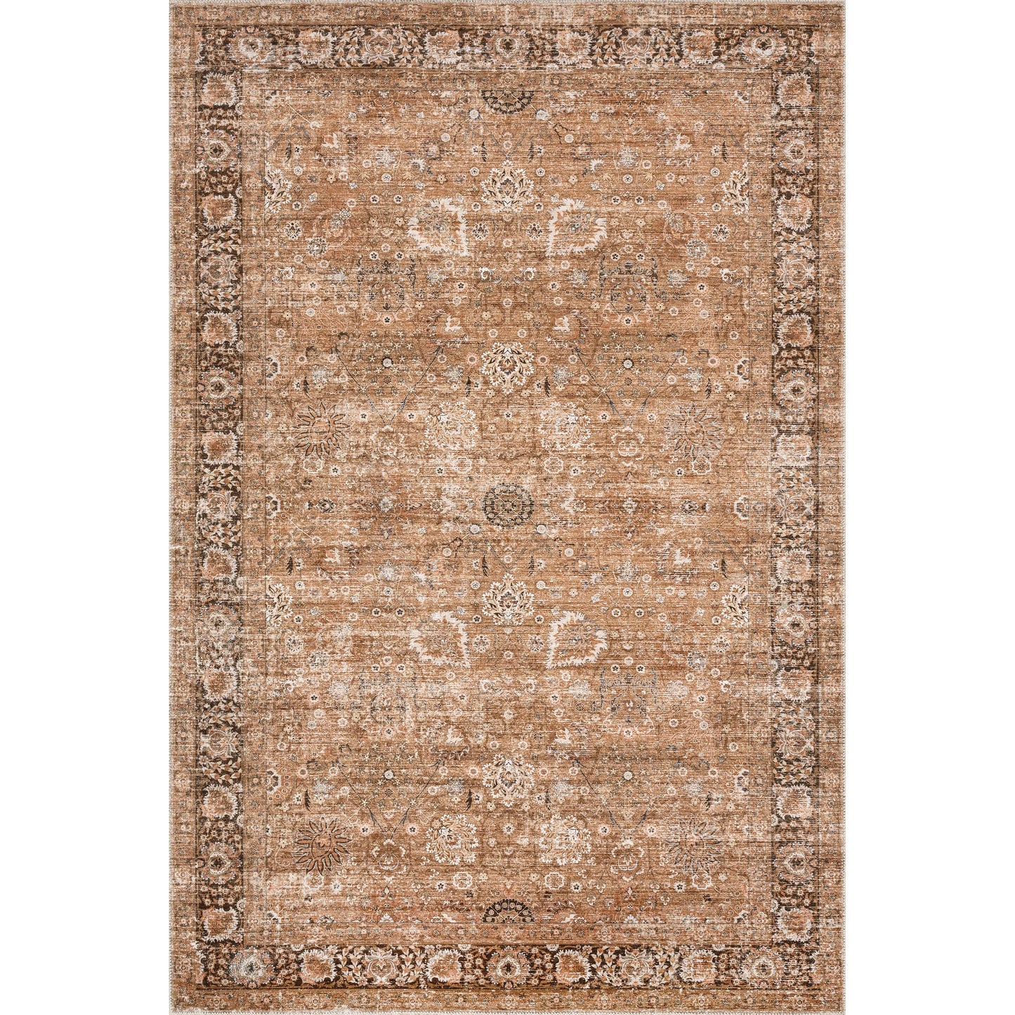 Lauren Liess Bayberry Vintage Machine Washable Area Rug