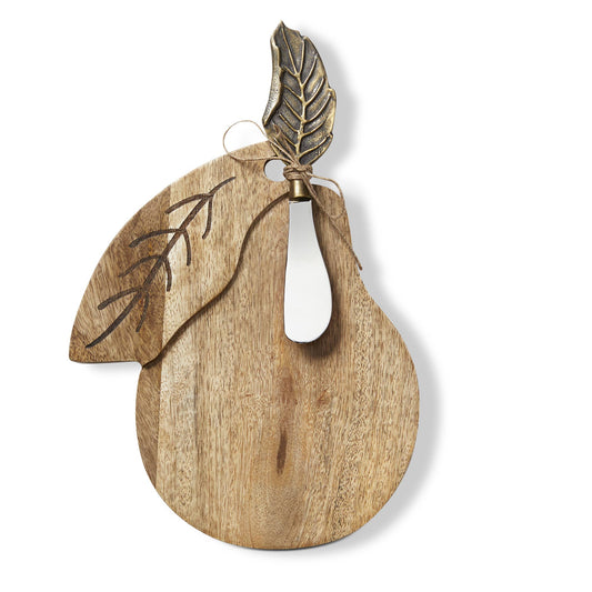 Pear Shaped Board & Spreader Set