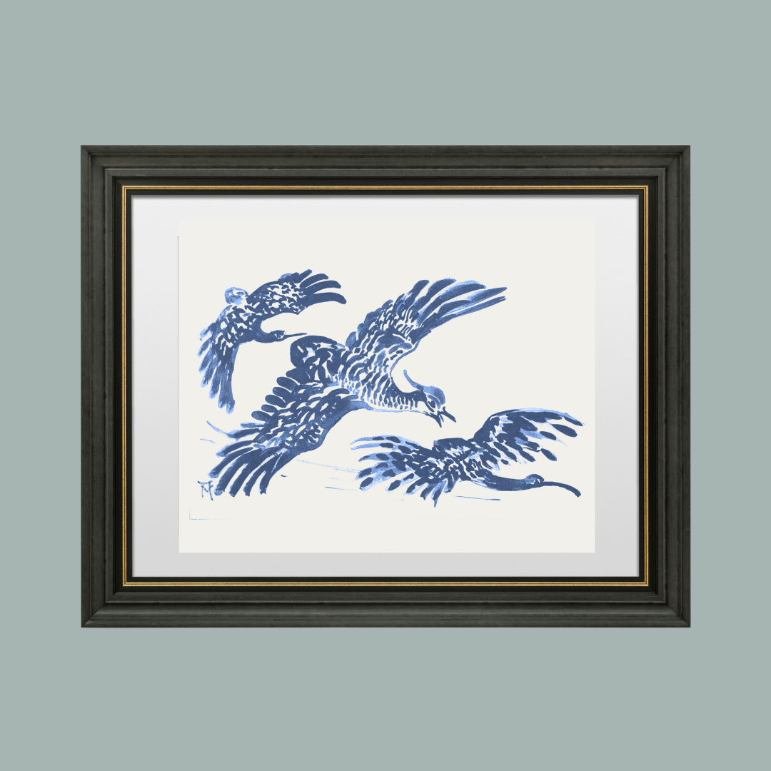 Birds In Flight Art Print