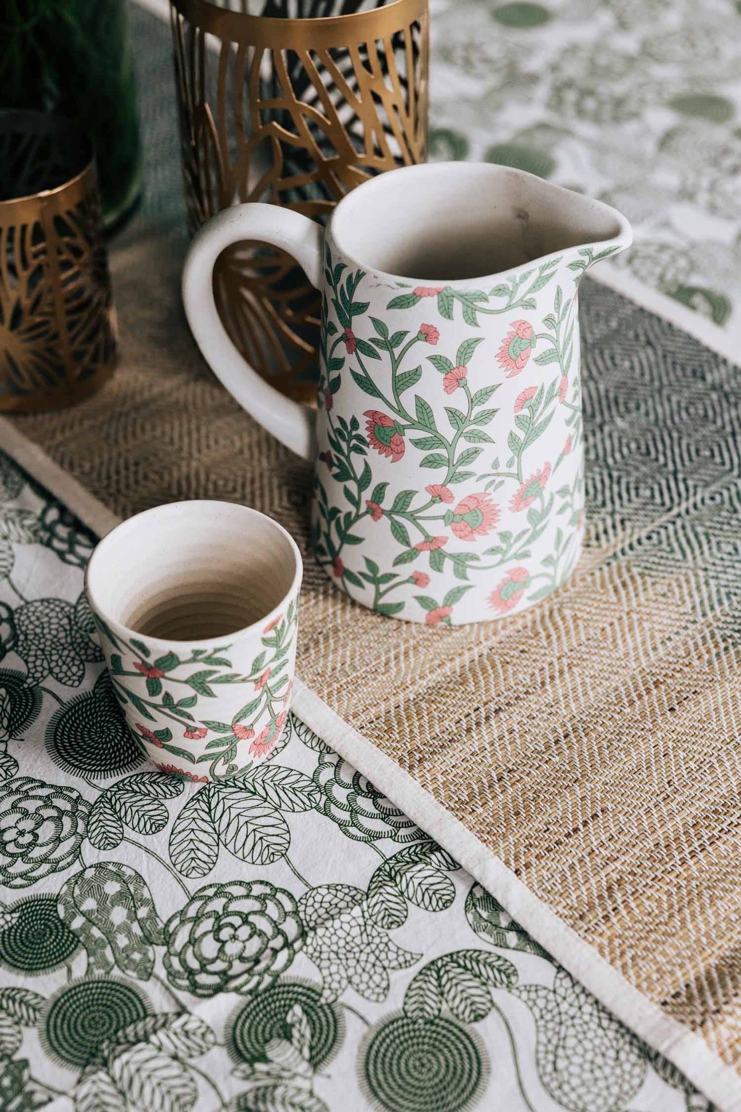 Blooming Vines Pitcher