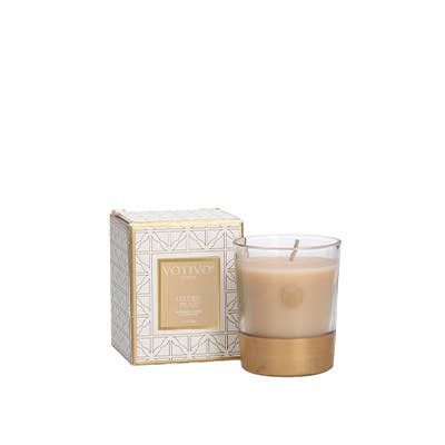 Votivo Gilded Pear Holiday Collection Votive Candle