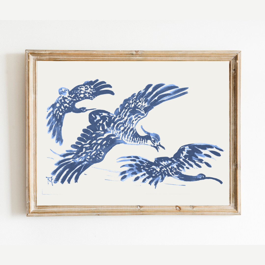 Birds In Flight Art Print