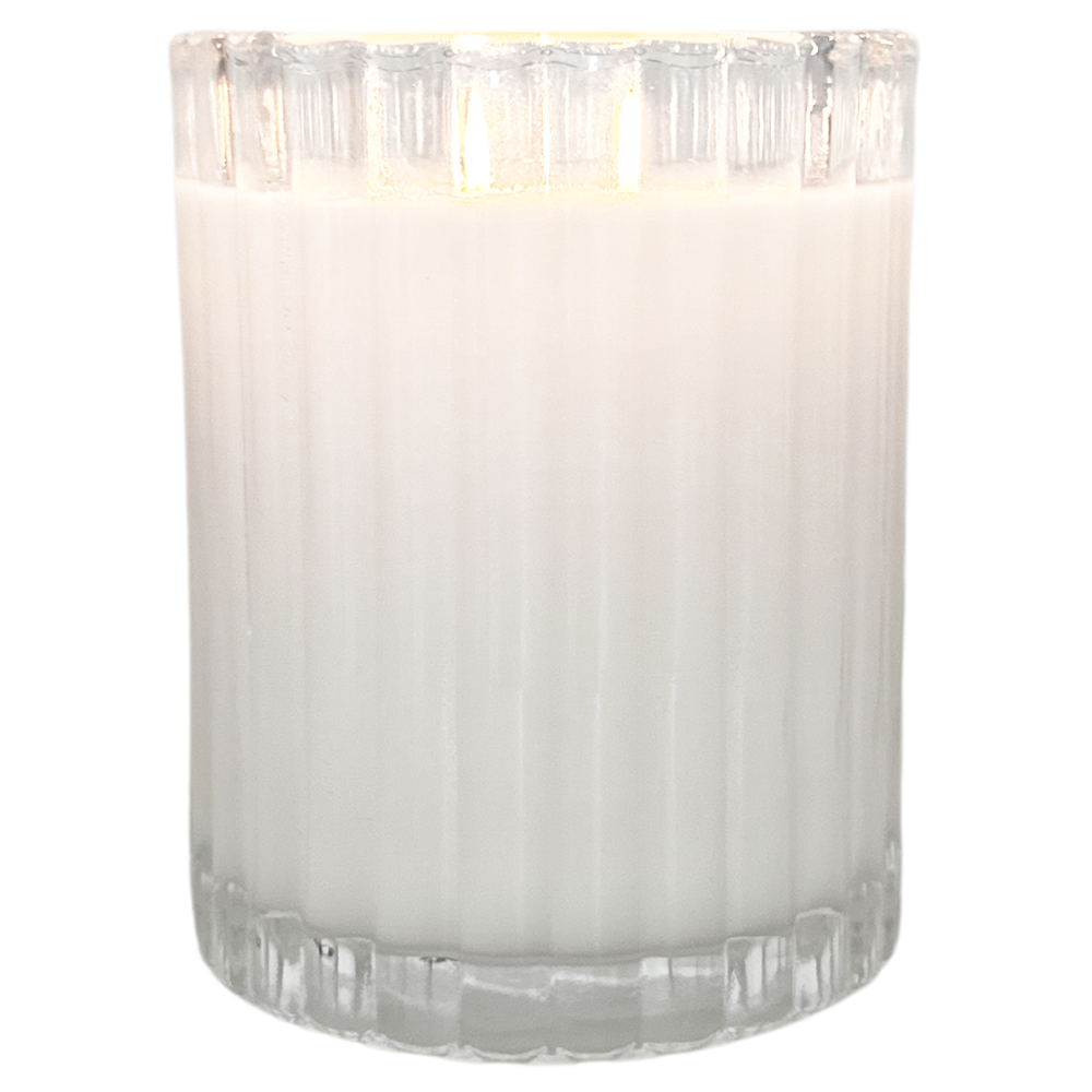 Golden | Mango + Driftwood Fluted Coconut Wax Candle