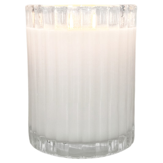 Golden | Mango + Driftwood Fluted Coconut Wax Candle