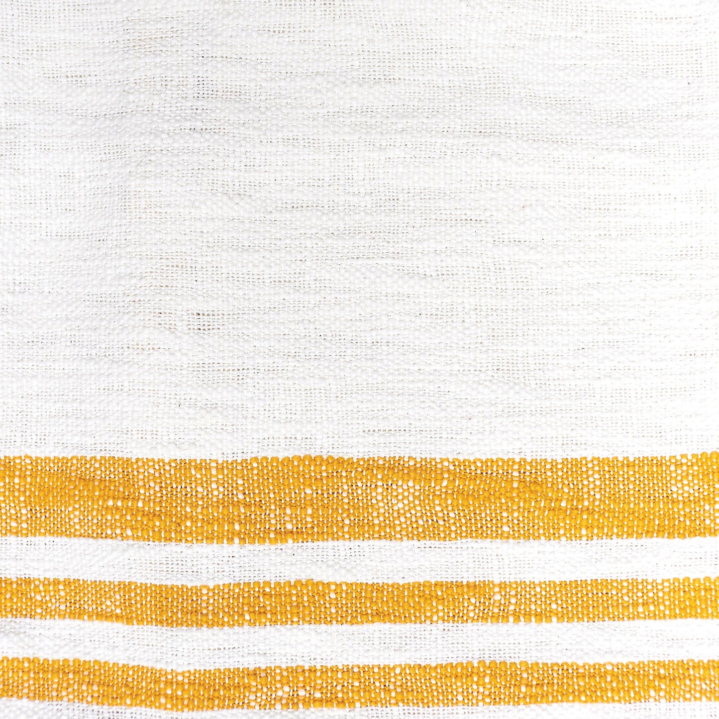 Ochre striped  tassel lightweight black