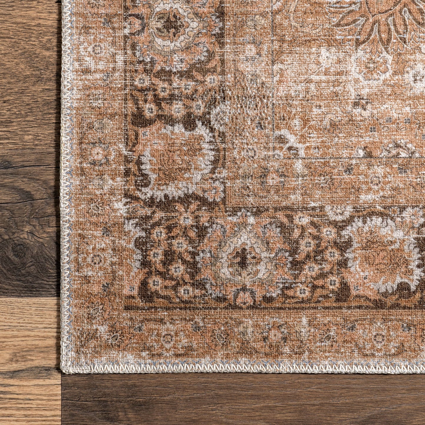 Lauren Liess Bayberry Vintage Machine Washable Area Rug