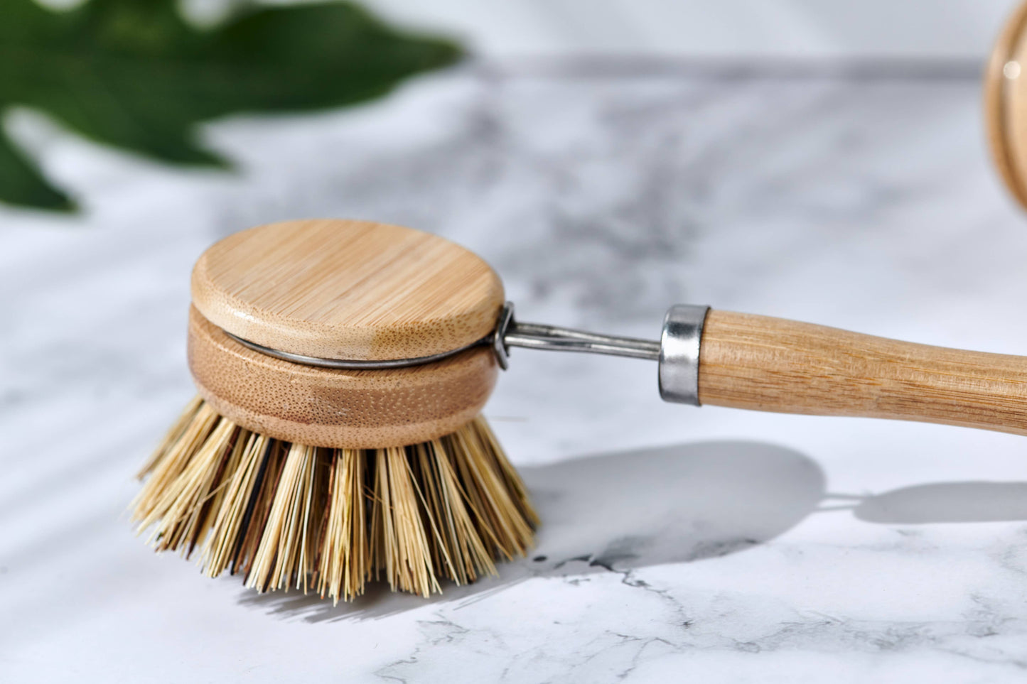 Long Handle Wood & Metal Dish Brush (Plastic Free)