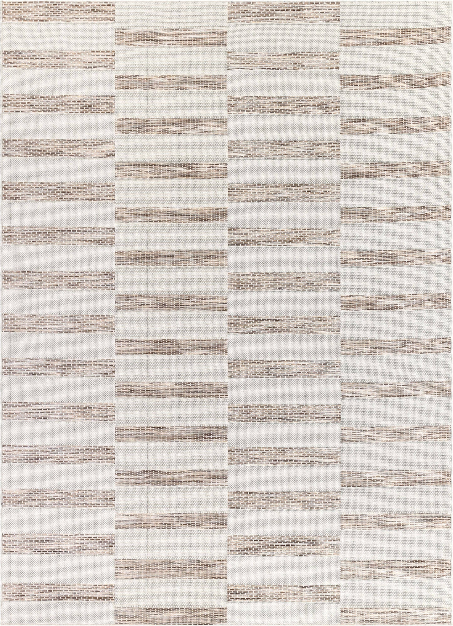 Cesar Modern Geometric Beige Flatweave Rug