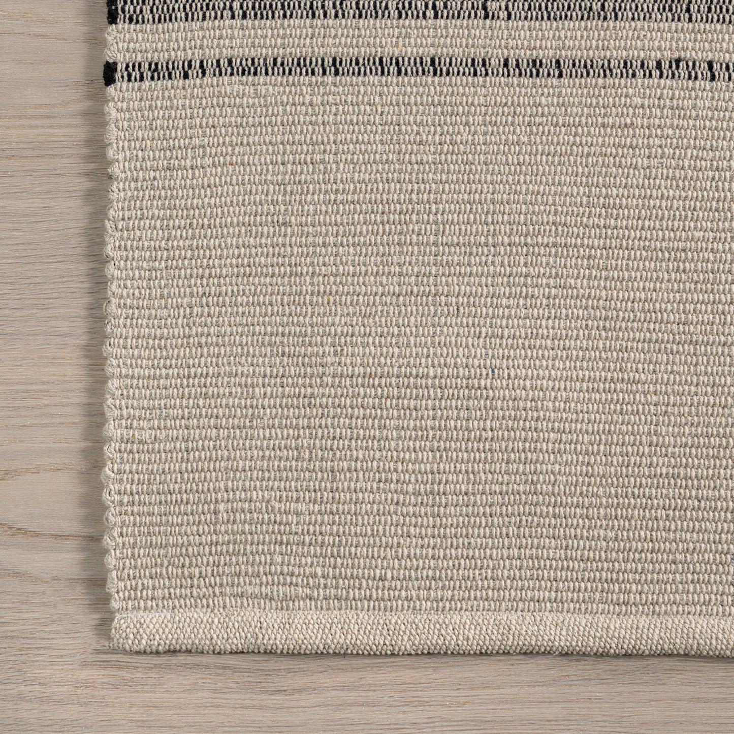 Lauren Liess Bergamot Striped Cotton Area Rug