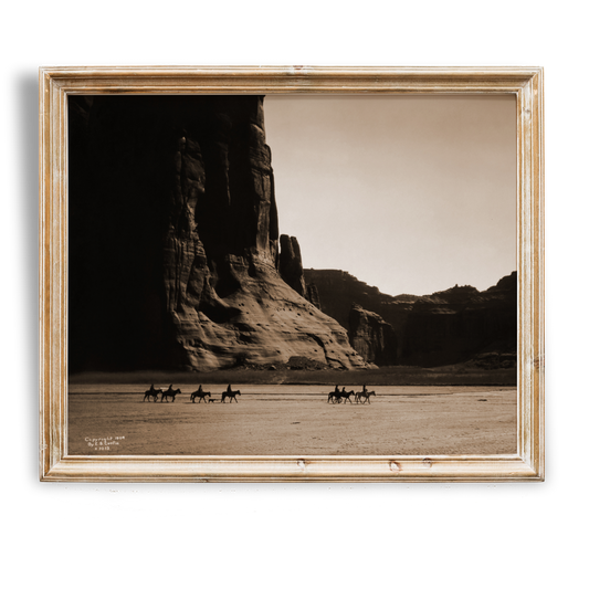 Vintage Navajo Photograph | Desert Wall Art | Rustic Boho