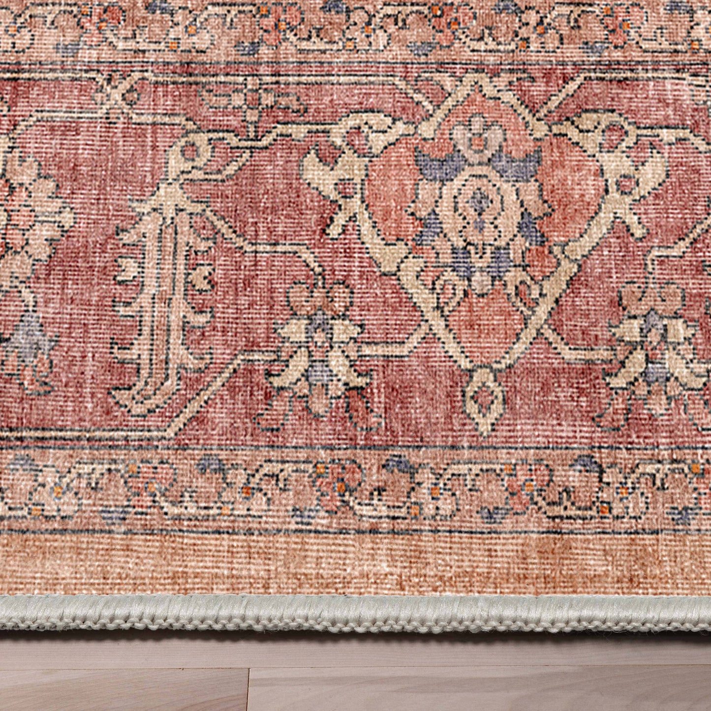 Antigua Vintage Persian Oriental Flat-Weave Rug