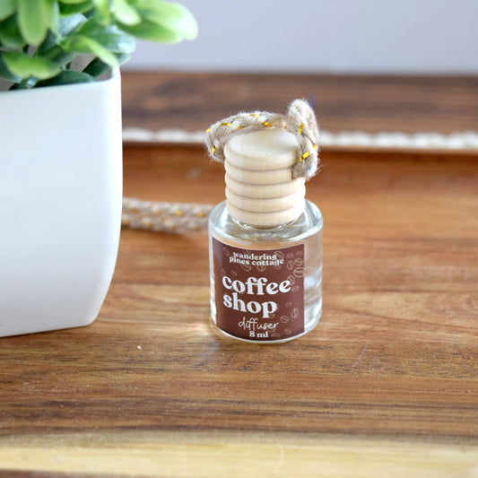 Hanging Car Diffuser 8 ml Coffee Shop