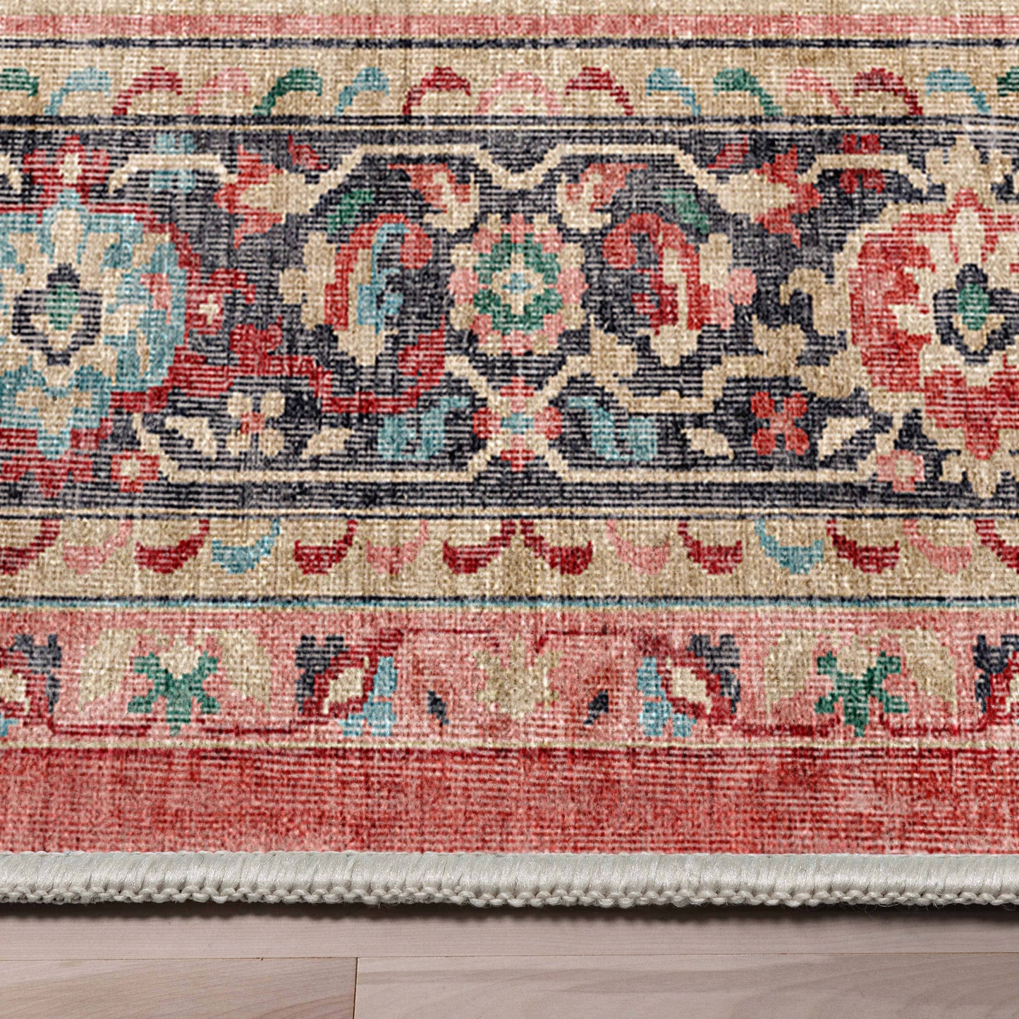 Tirana Vintage Medallion Oriental Flat-Weave Rug