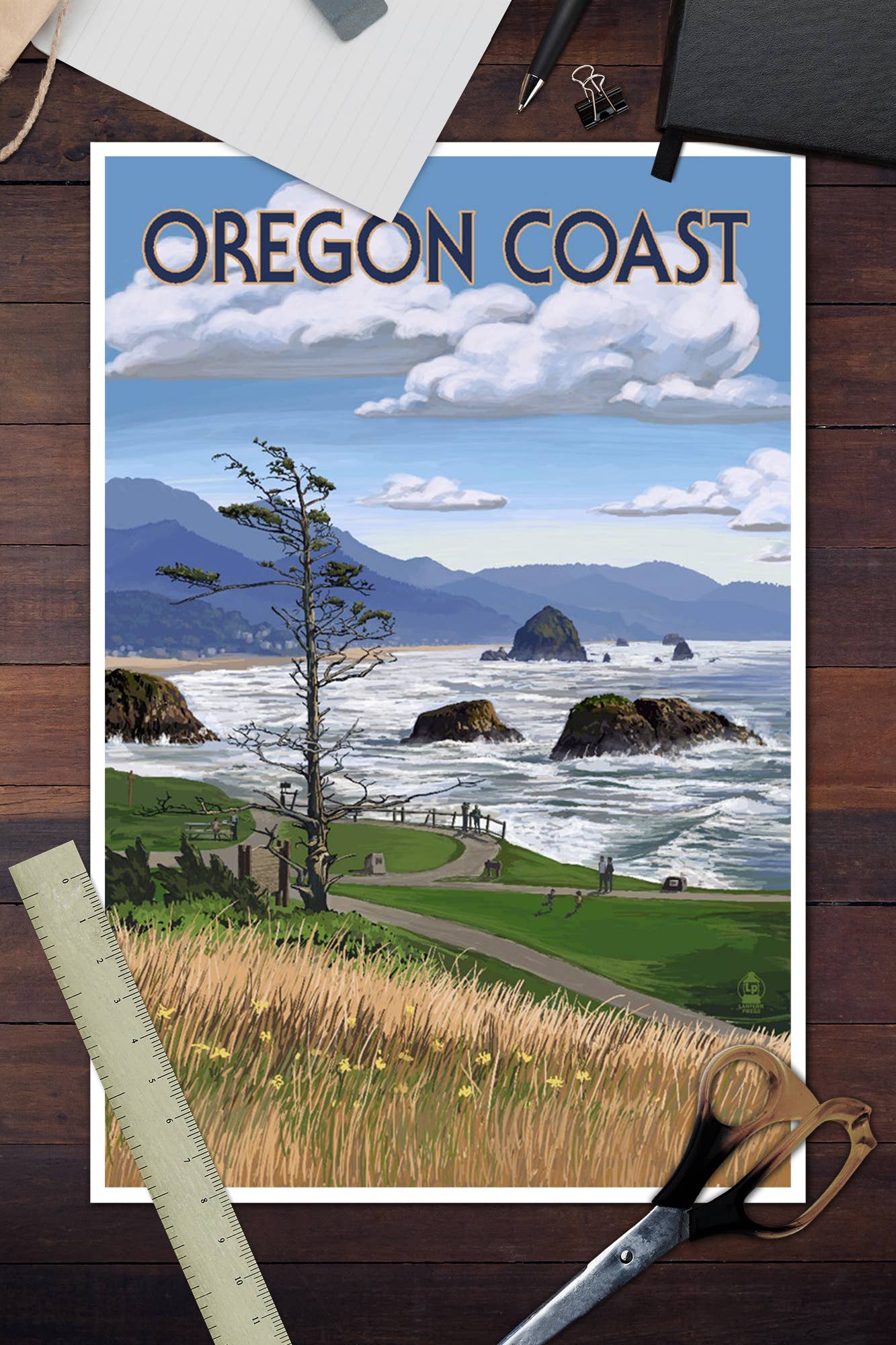 Oregon Coast, Haystack Rock Scene Wall Decor (9 Options)