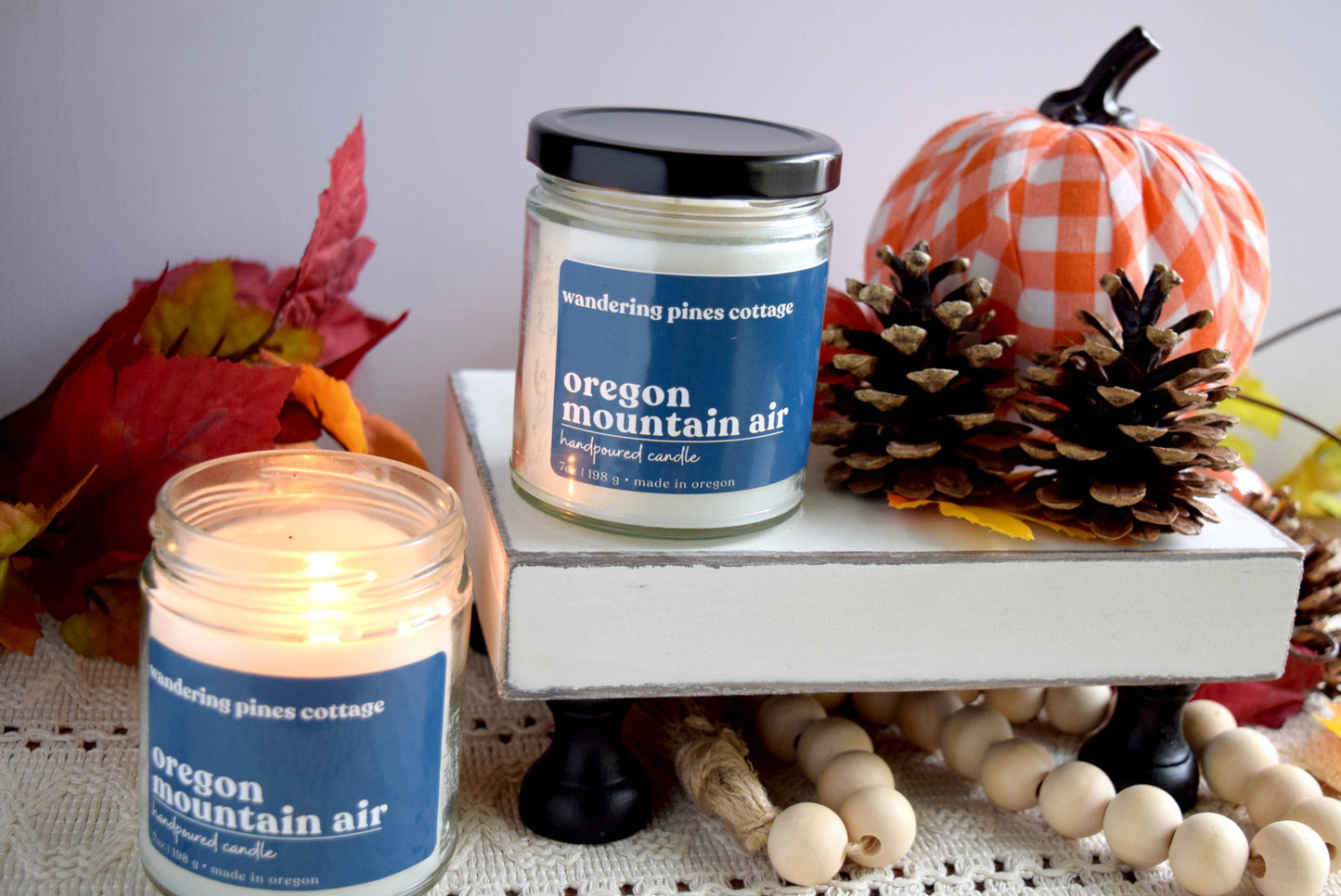 Oregon Mountain Air Fall Candle - 7 oz Glass Jar Candle