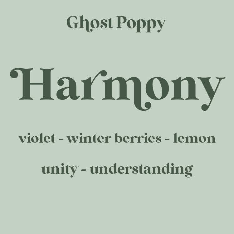 Harmony Incense violets, winterberry and Lemon