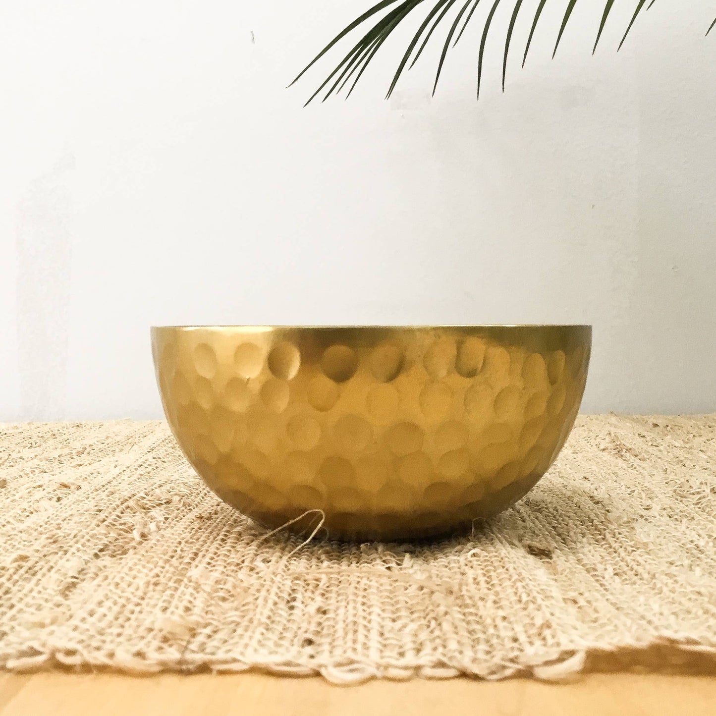 Mini Gold Aluminum Hammered Bowl