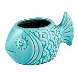 Lake Blue Fish Planter