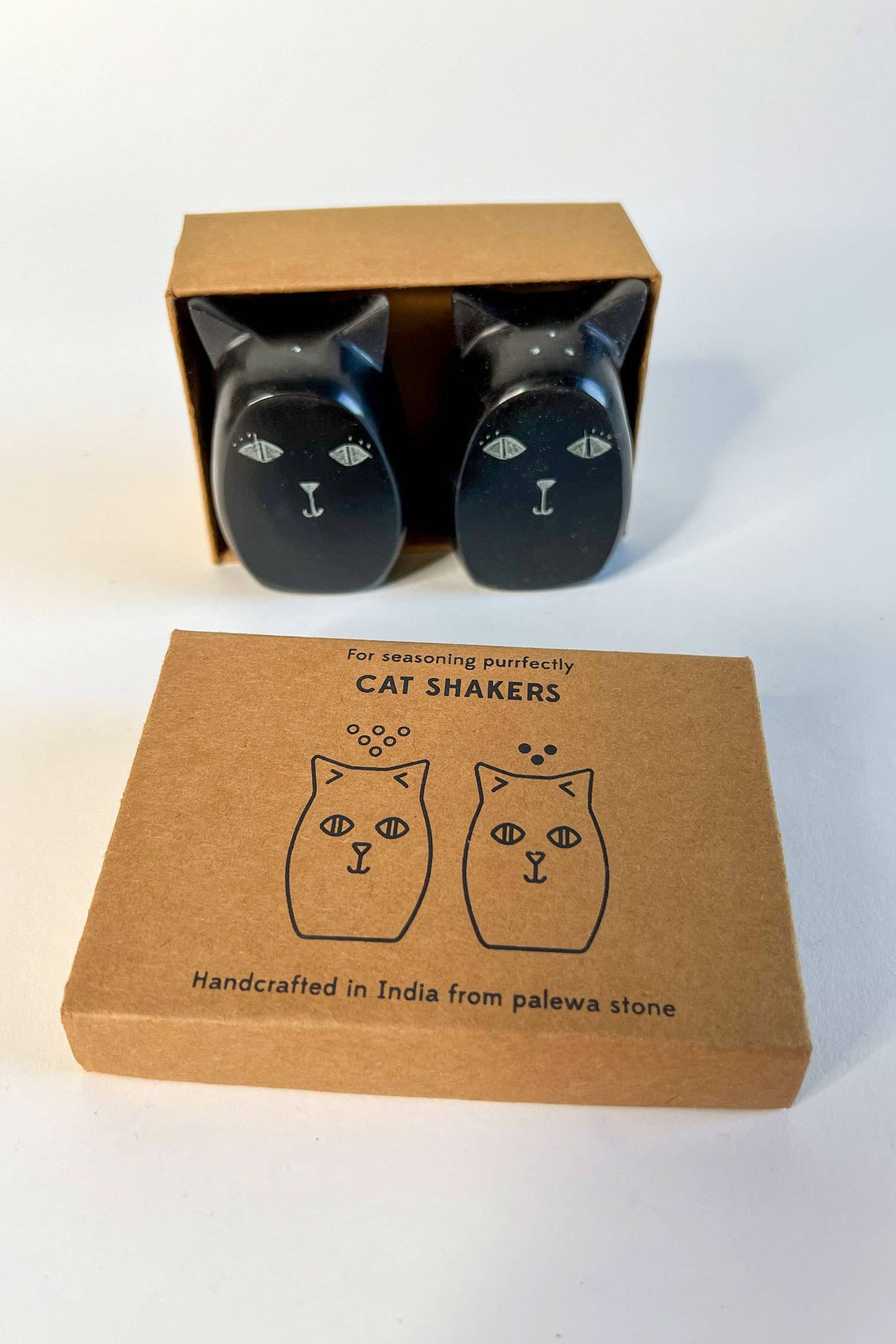 Black Cat Salt & Pepper Shakers handcrafted in India