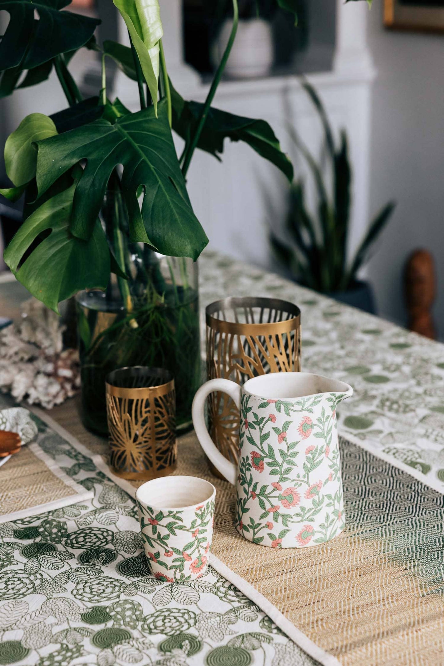 Blooming Vines Pitcher