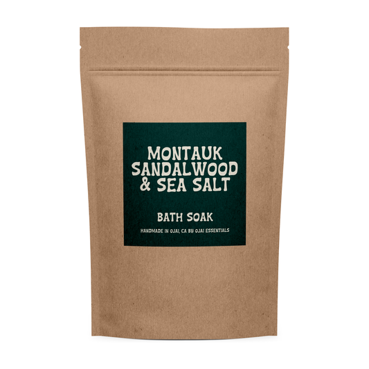 Bath Soak | Montauk Sandalwood & Sea Salt | Essential Oils