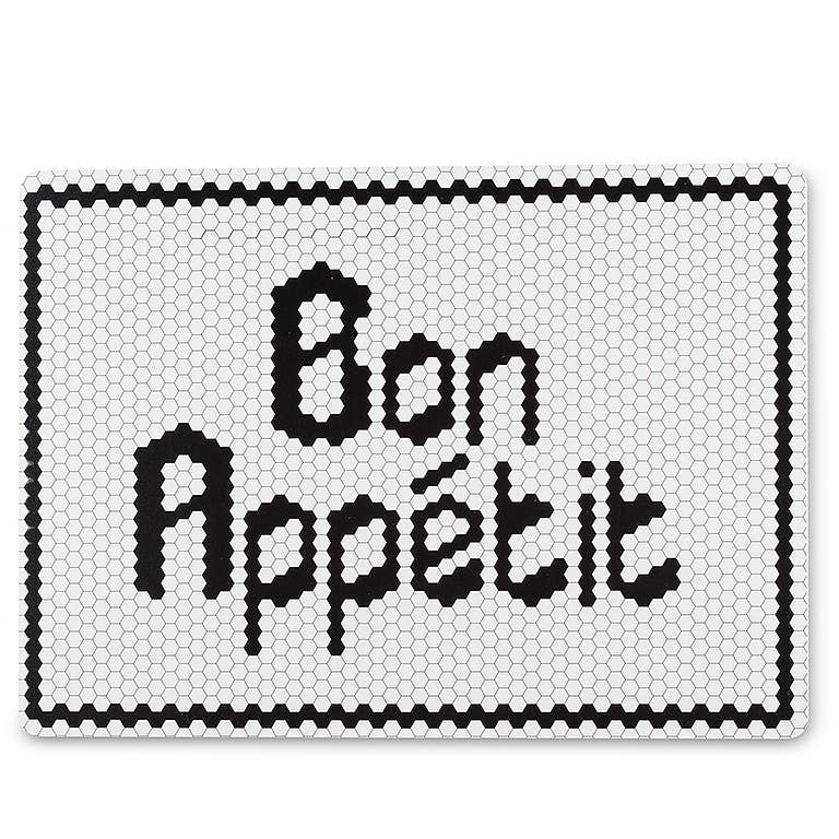 Bon Appetit Hex Tile Placemat-13x18 L-2751