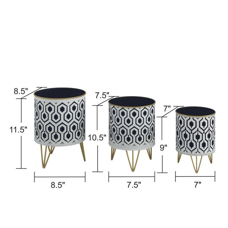 Andrey Modern Planters (Set of 3)