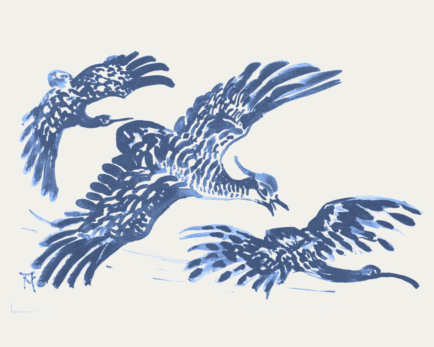 Birds In Flight Art Print