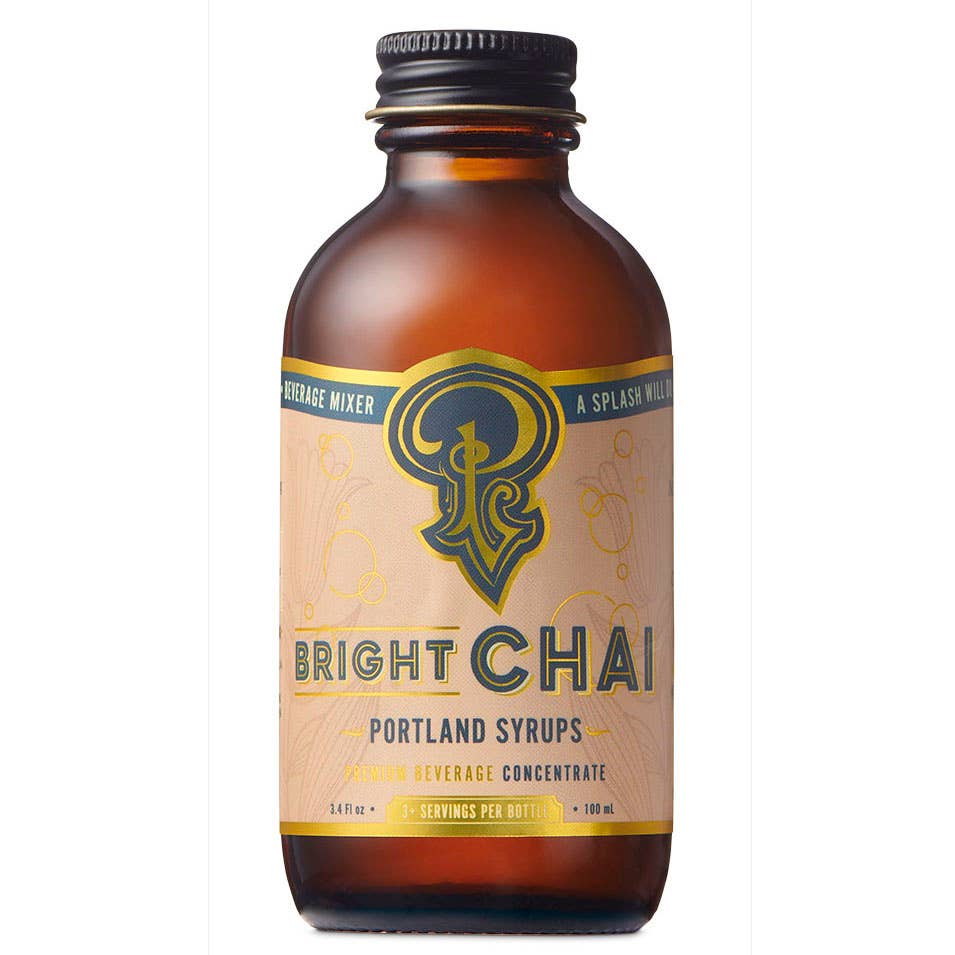 Bright Chai Syrup 3.4 oz - cocktail / mocktail beverage mix