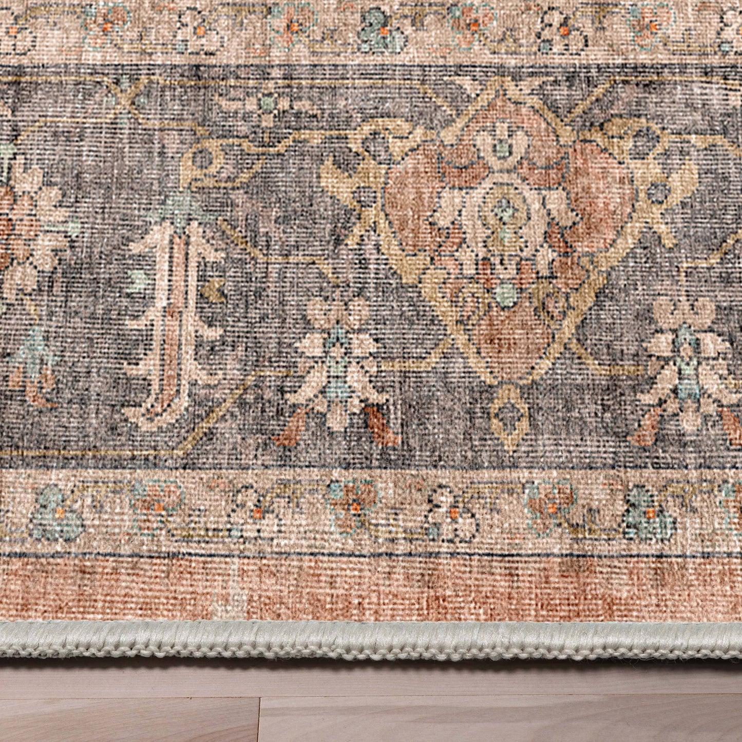 Antigua Vintage Persian Oriental Flat-Weave Rug