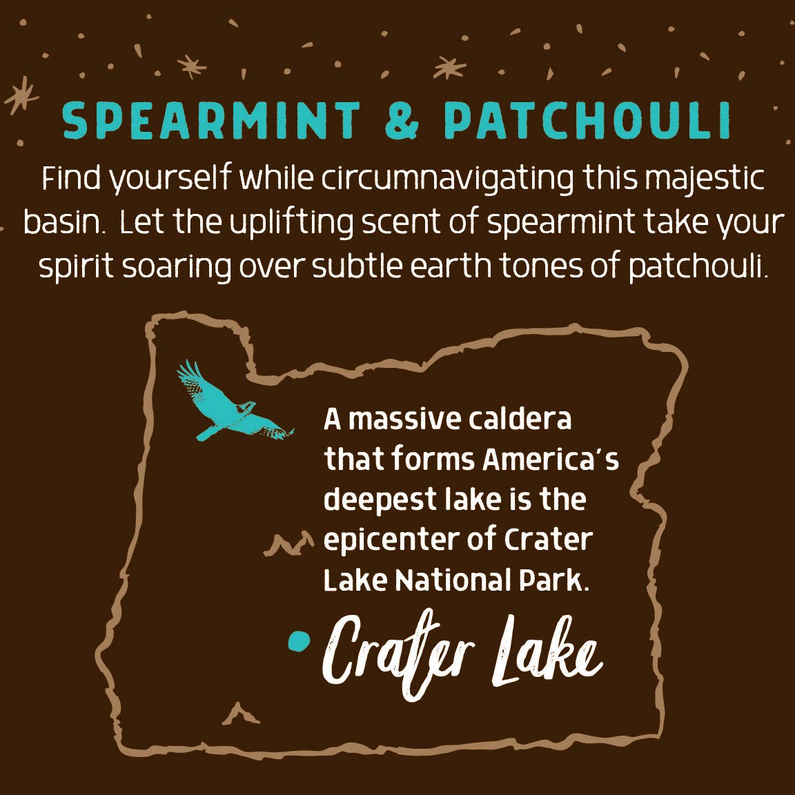 CRATER LAKE Spearmint & Patchouli