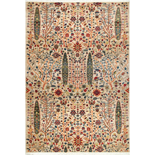 Dasilva Tribal Fringe Area Rug