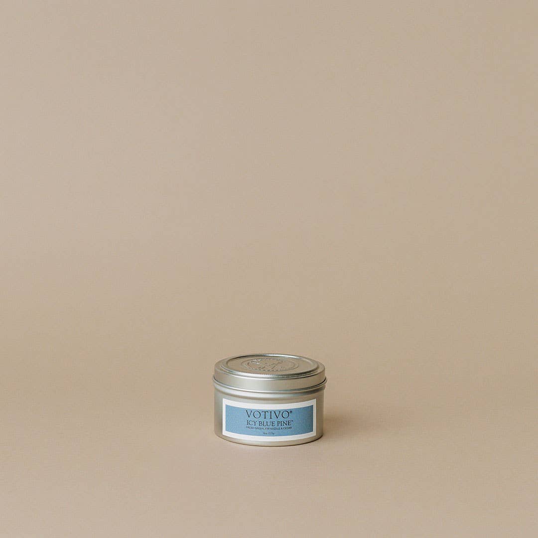 Aromatic Travel Tin Candle - Icy Blue Pine