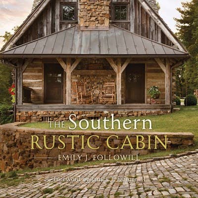 Southern Rustic Cabin Coffee table hard back book