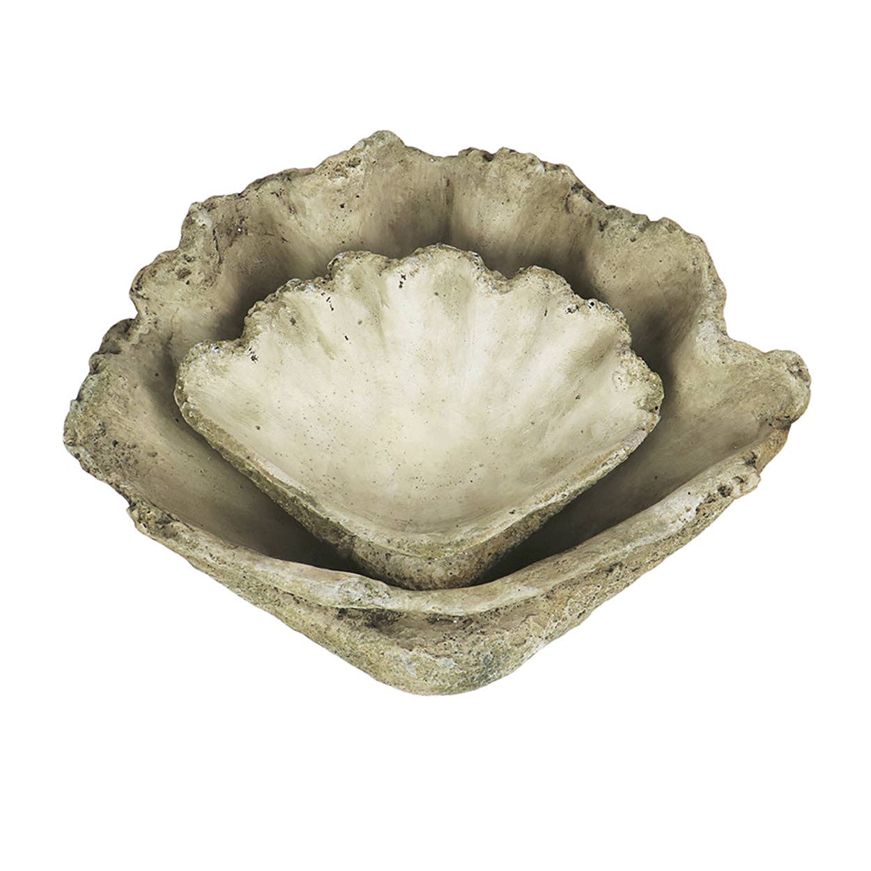 Cast Concrete Clam Shell