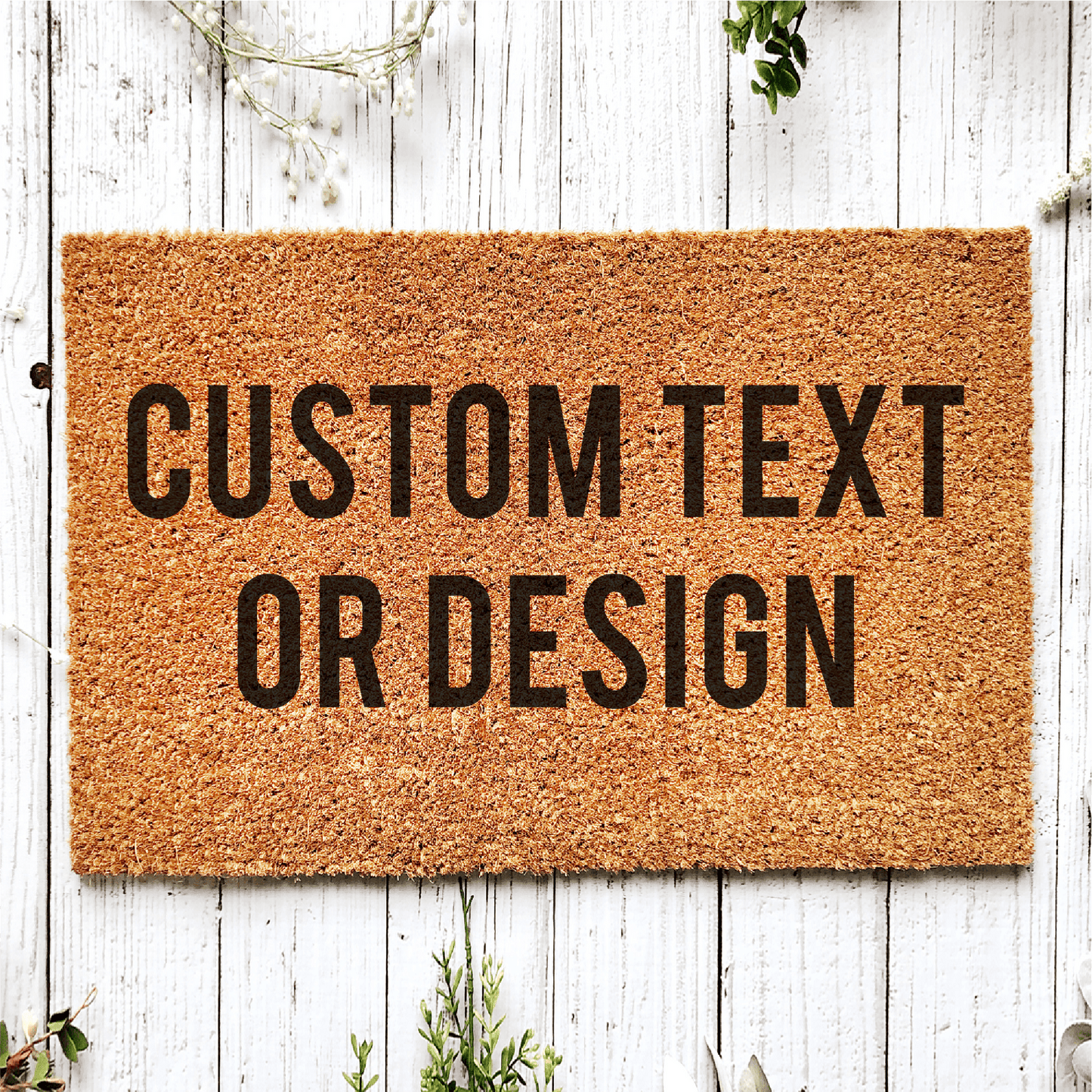 Personalized Door Mat - Custom Logo or Text