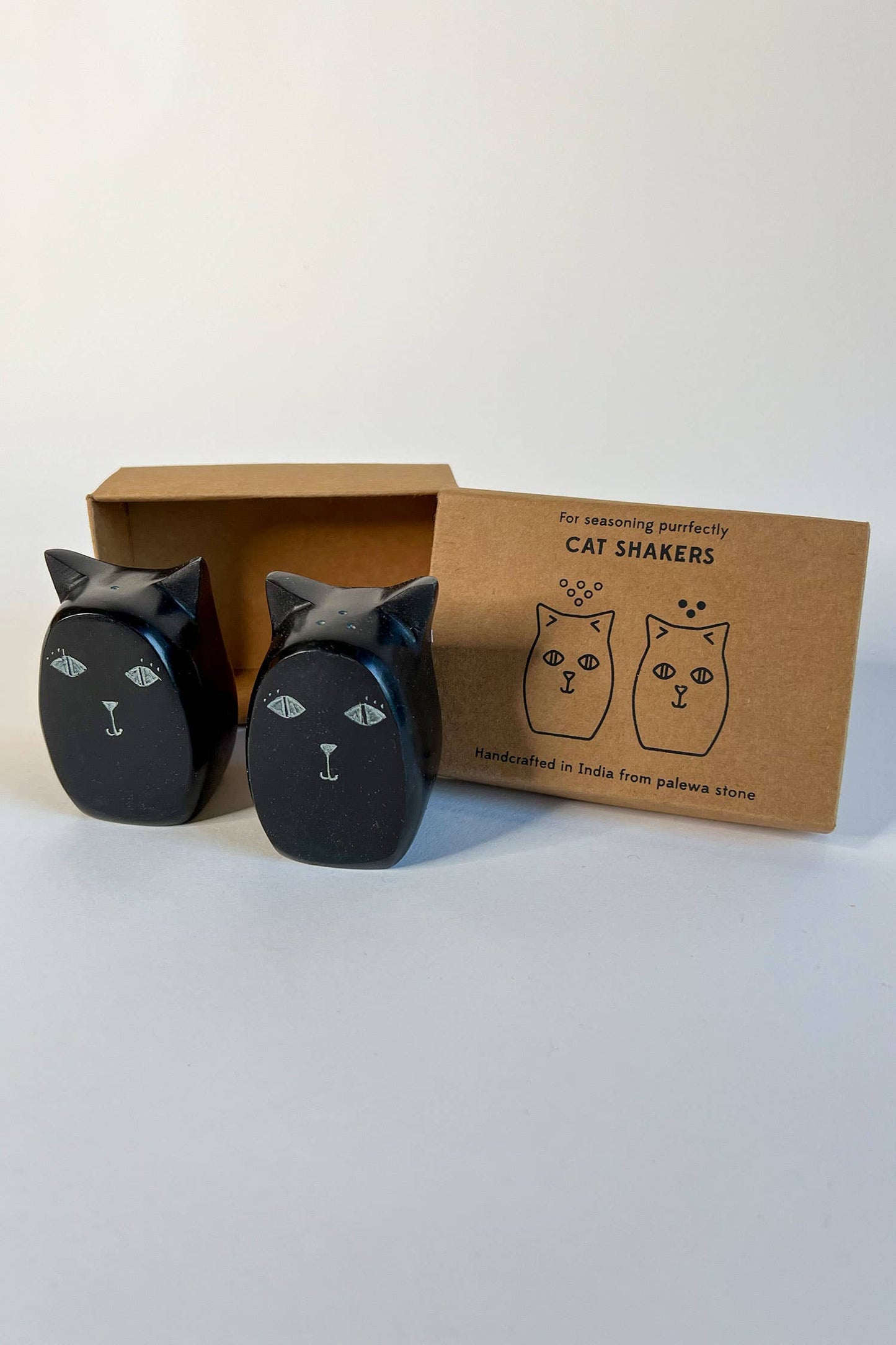 Black Cat Salt & Pepper Shakers handcrafted in India