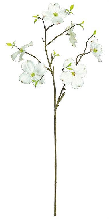 Dogwood Spray, 33", Cream