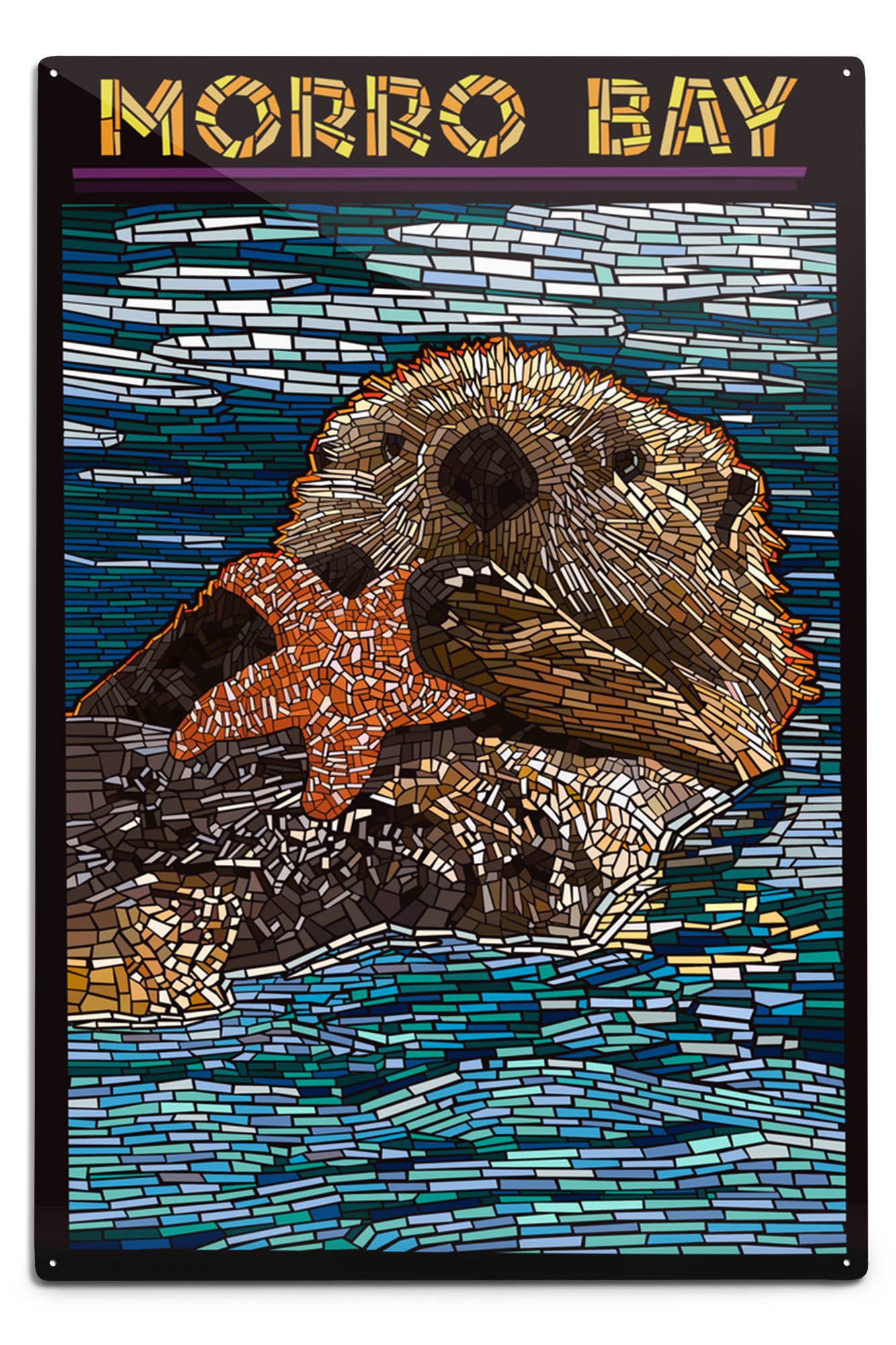 Morro Bay, California, Sea Otter Wall Decor (9 Options)