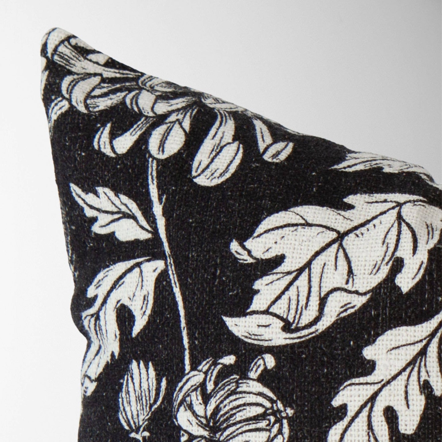 Everly Vintage Peony Block Print Floral Pillow Cover