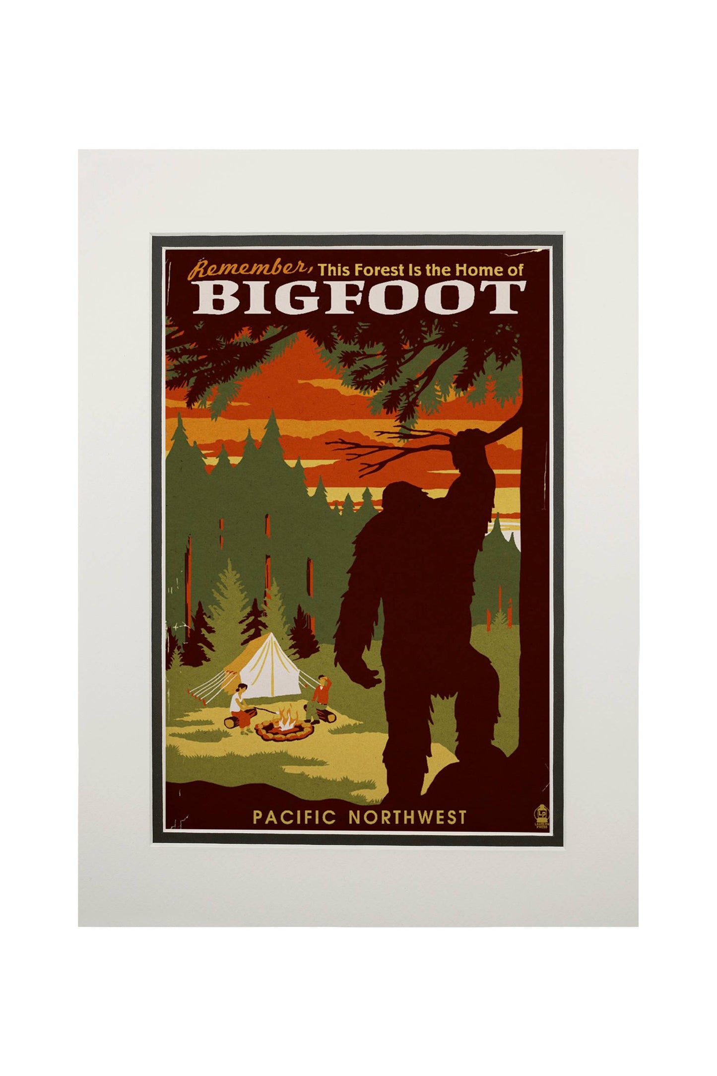 Pacific Northwest, Home of Bigfoot Wall Decor (9 Options)