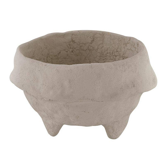 Paper Mache Bowl - Grey