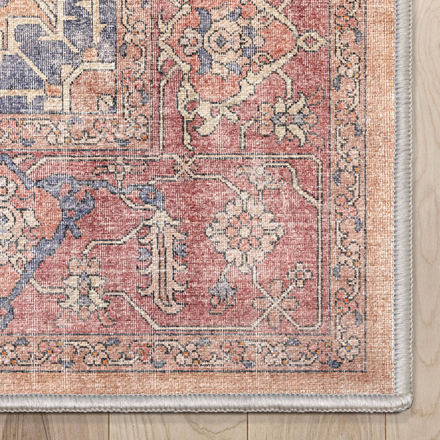 Antigua Vintage Persian Oriental Flat-Weave Rug