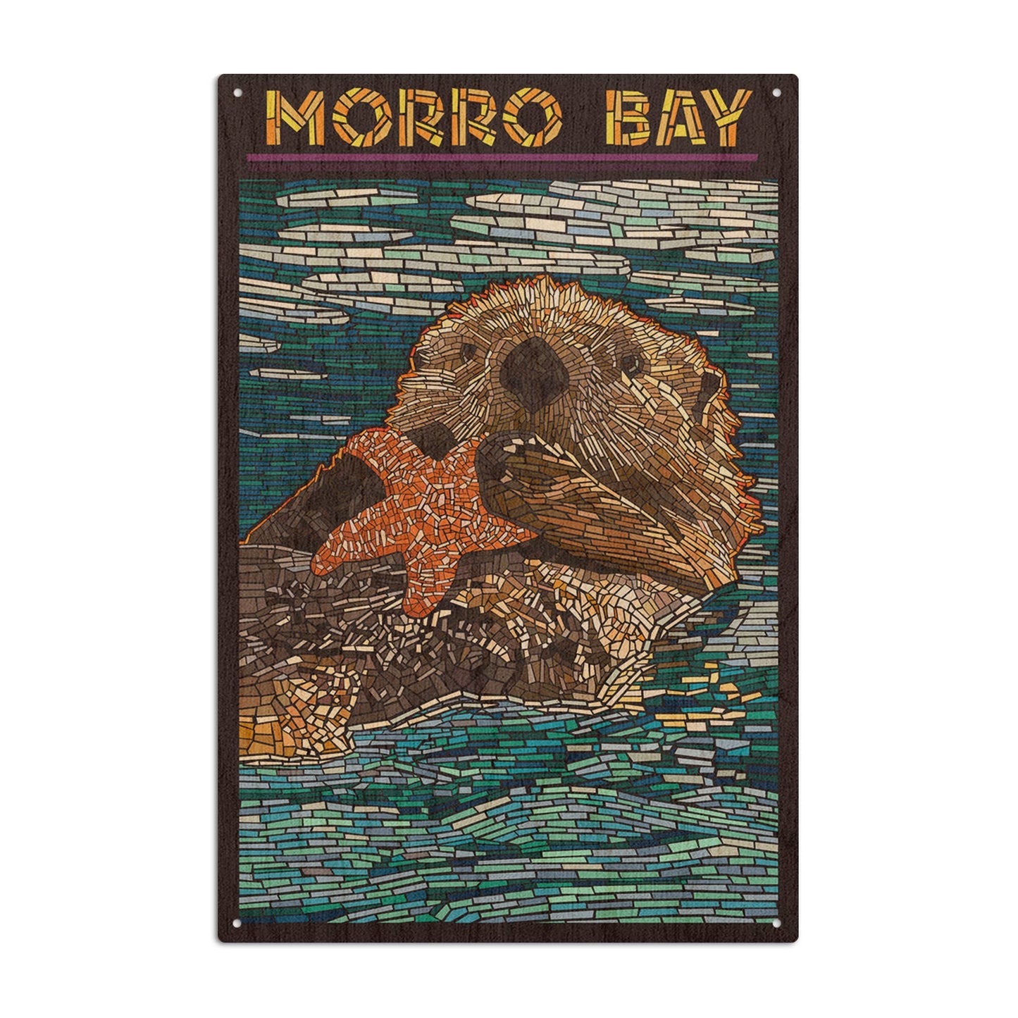 Morro Bay, California, Sea Otter Wall Decor (9 Options)