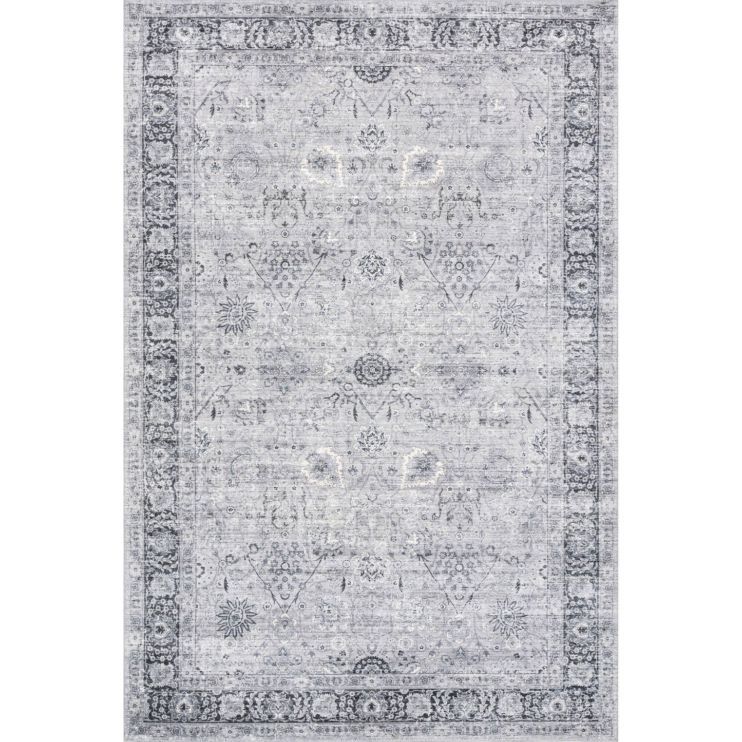 Lauren Liess Bayberry Vintage Machine Washable Area Rug