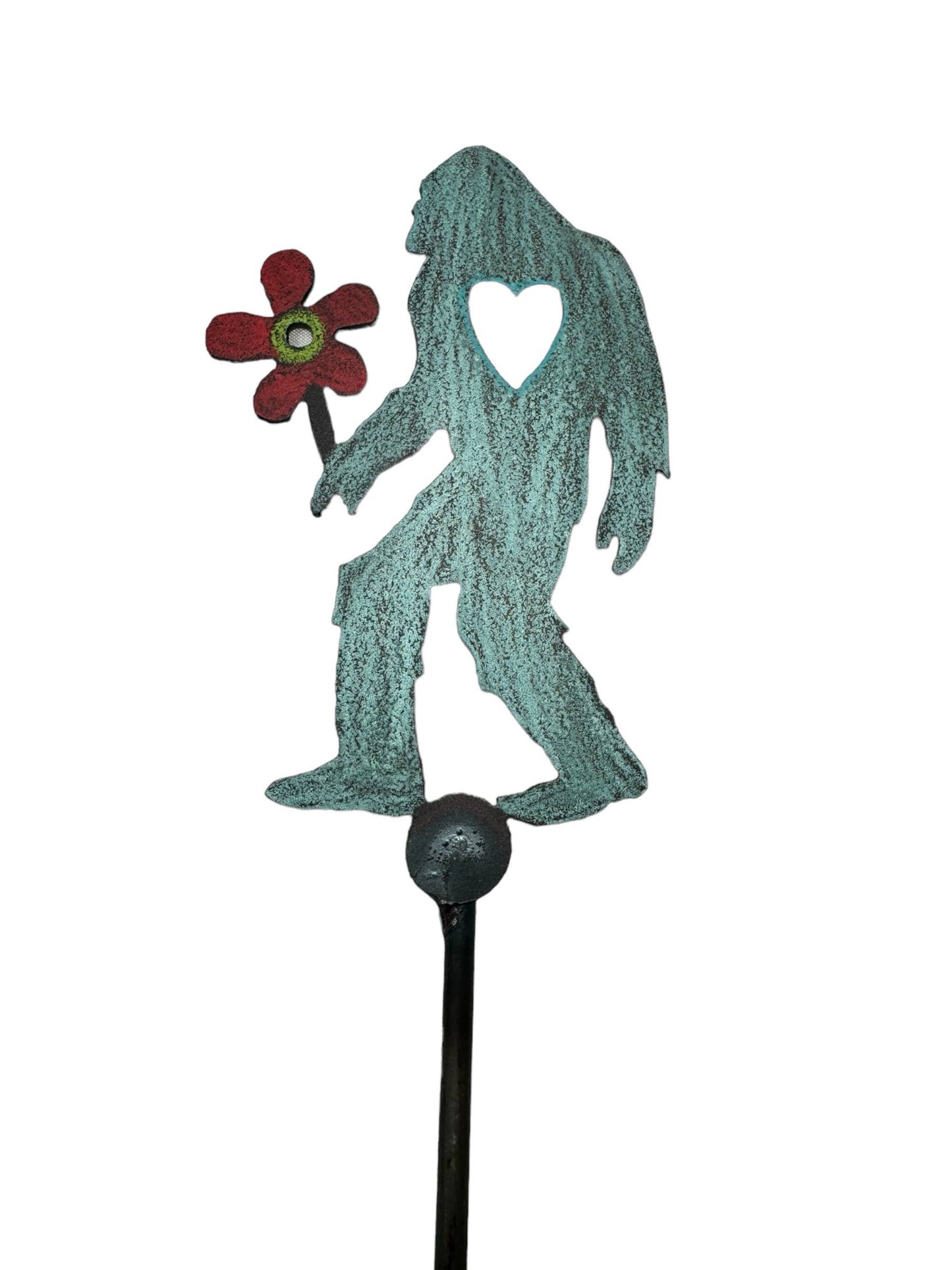 Bigfoot Plant Stake yeti Sasquatch Garden Flower Washington