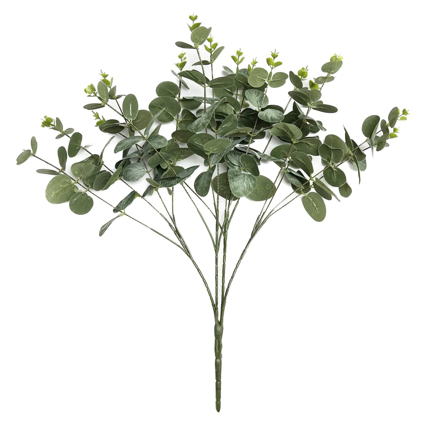 20"Green Grey Artificial Spiral Eucalyptus Bush