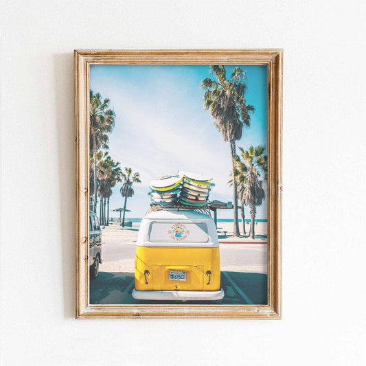 Beach Bus  Photography Art Print