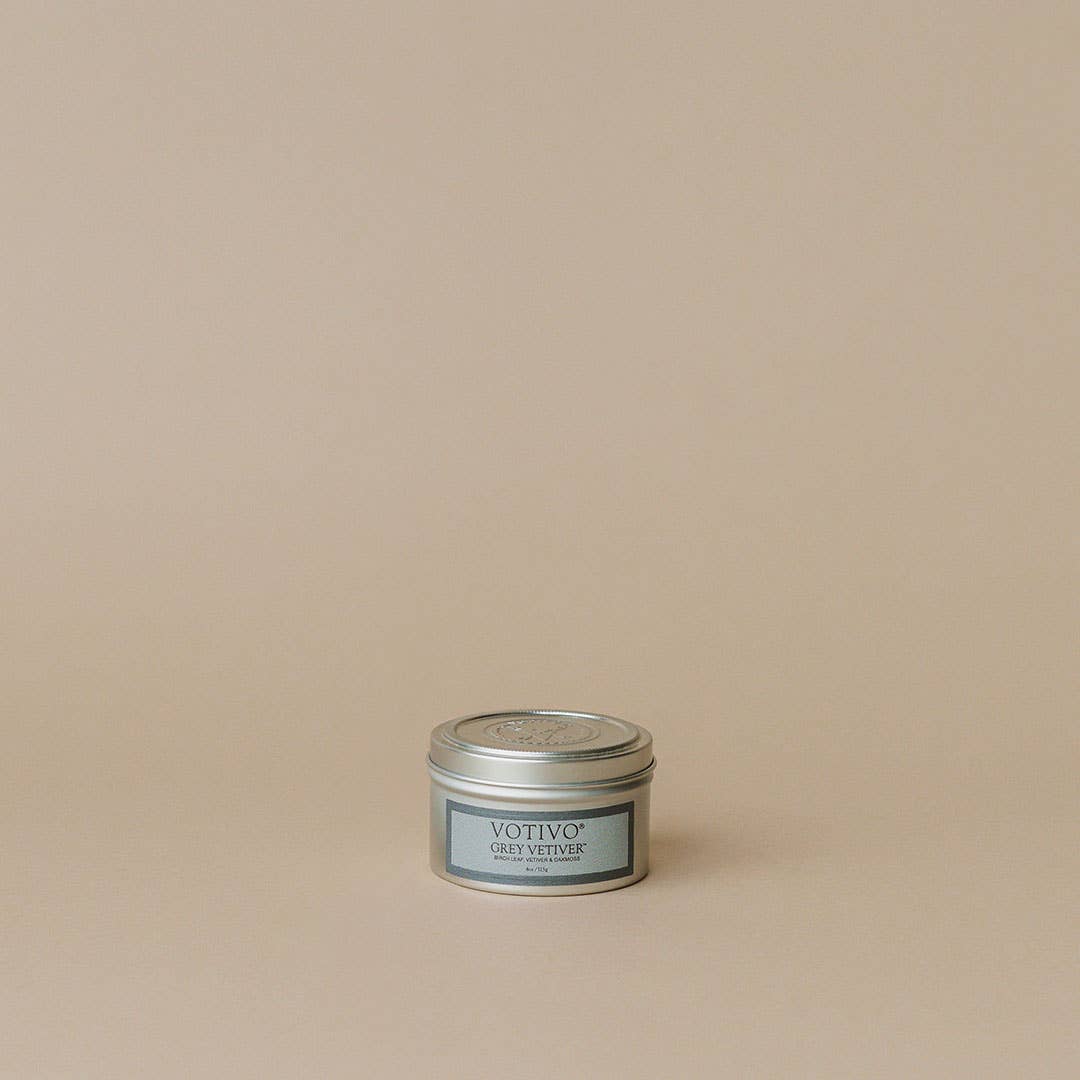 Aromatic Travel Tin Candle - Grey Vetiver