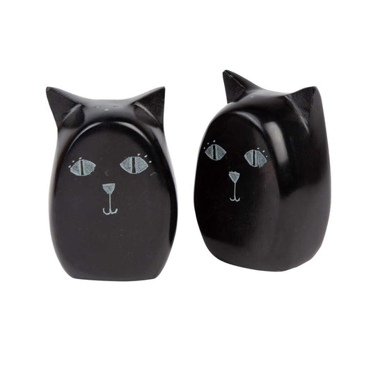 Black Cat Salt & Pepper Shakers handcrafted in India